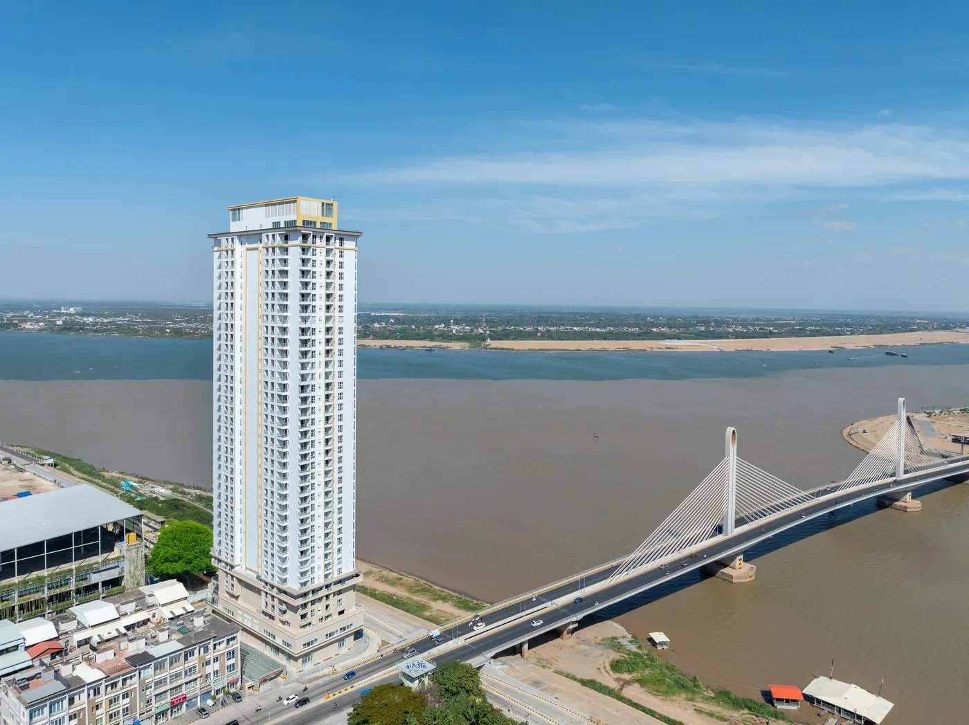 Diamond Bay Garden exterior rendering, Koh Pich, Phnom Penh