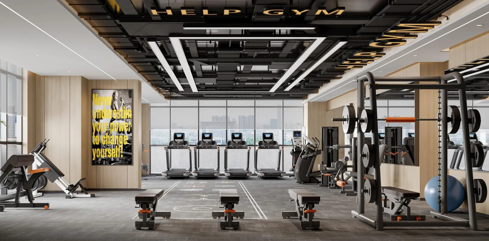 Diamond Bay Garden fitness centre with steam and sauna rendering